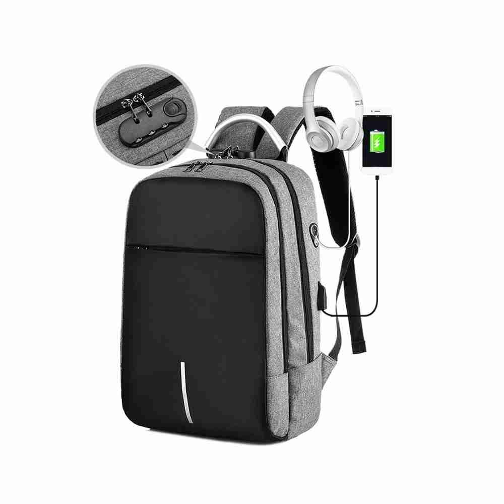 Bolso Mochila Antirrobo Conector Usb