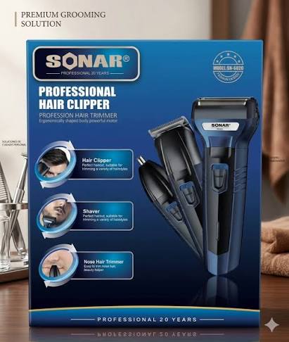 Cortadora Afeitadora Sonar 3 En 1