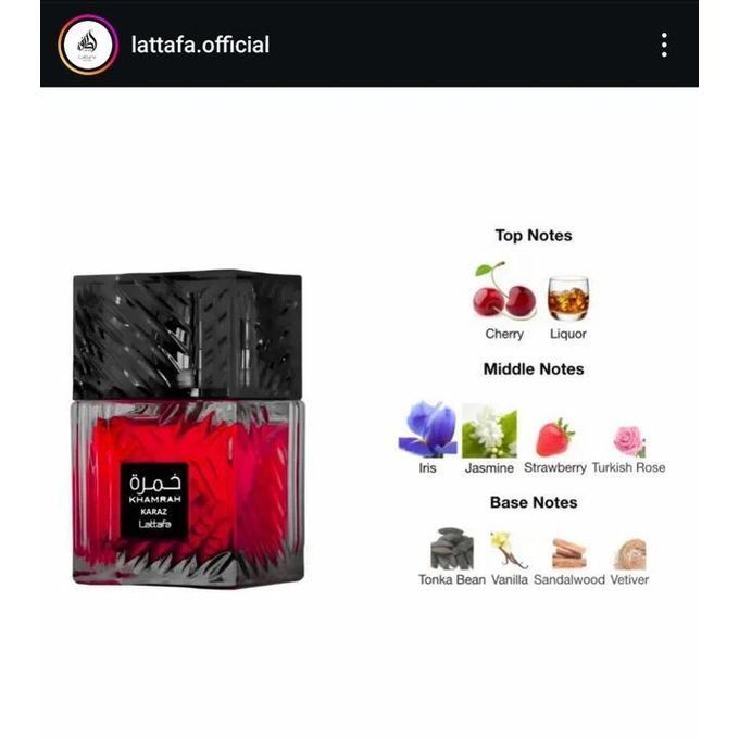 Khamrah Karaz Lattafa 100ML